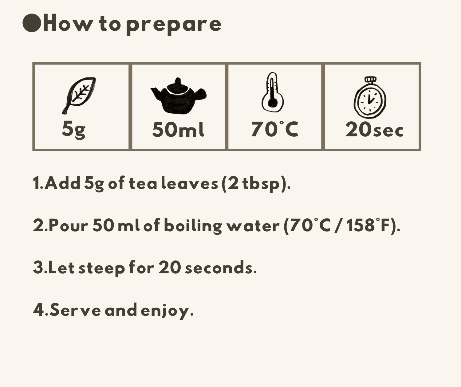 How to prepare